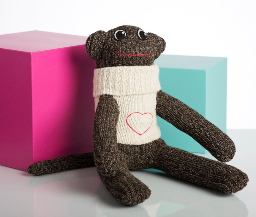 Red-Rufus-Otto-Sock-Monkey Red Rufus - Sock Monkey