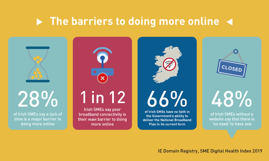 IE Domain Registry SME Digital Health Index 2019 - The barriers to doing more online