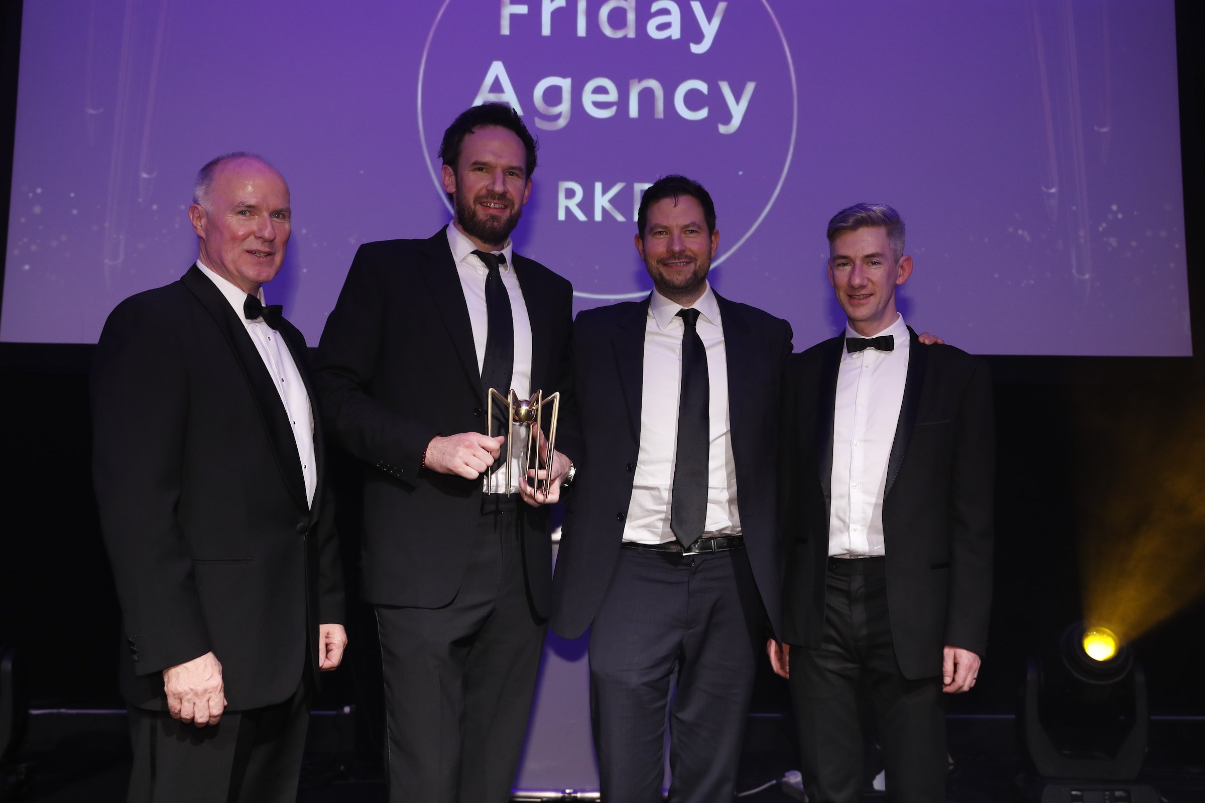 Spiders Awards 2019: David Curtin, CEO, IE Domain Registry presenting Friday Agency with their award for Best Website Spiders Awards 2019: David Curtin, CEO, IE Domain Registry presenting Friday Agency with their award for Best Website